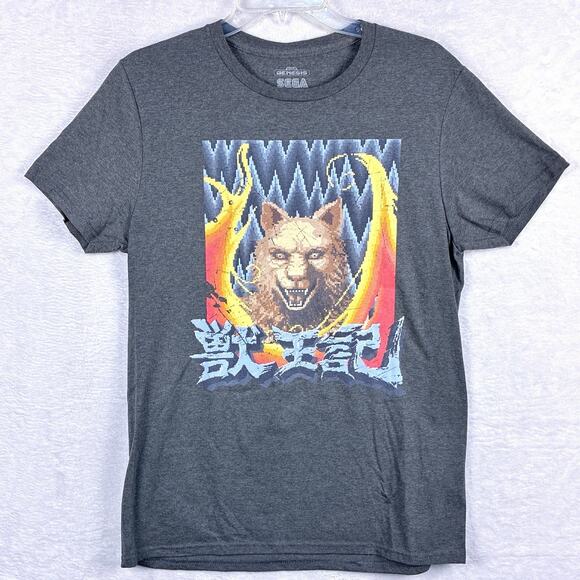 SEGA GENESIS Mens L (M) Gray Altered Beast 80s 90s Video Game Retro Arcade Shirt - Picture 2 of 6